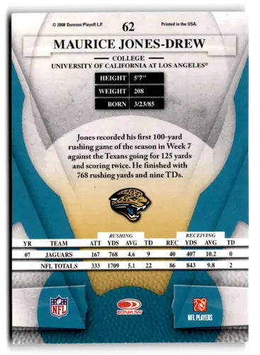 Original gloss 2008 Leaf Certified Maurice Jones-Drew NM-MT Jaguars football card