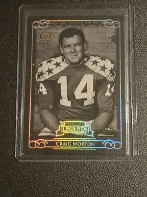 2008 Press Pass Legends #57 Craig Morton Silver Holofoil #/499 - Football Card Single