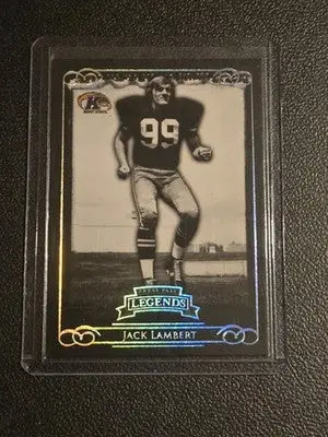 2008 Press Pass Legends #65a Jack Lambert Silver Holofoil Alone #/499 - Football Card Single