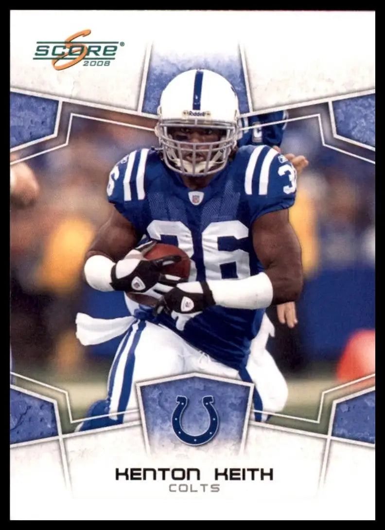 2008 Score Kenton Keith #133 Indianpolis Colts Football Card NFL Sports - Football Card Single