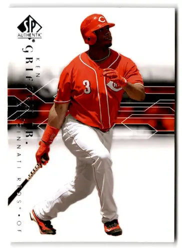 2008 SP Authentic #1 Ken Griffey Jr. NM Near Mint Reds ID:83524 - Baseball Card Single