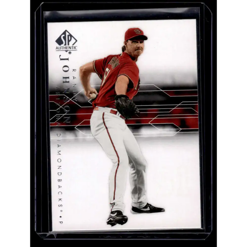 2008 SP Authentic #9 Randy Johnson EX/NM Arizona Diamondbacks Baseball Card - Baseball Card Single
