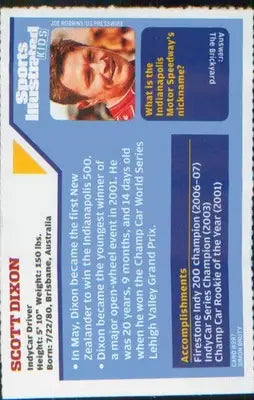 2008 Sports Illustrated for Kids #287 Scott Dixon - Other