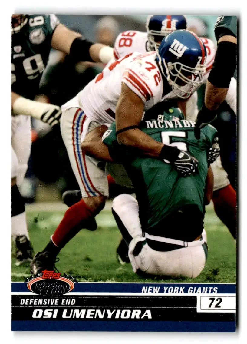 2008 Stadium Club #90 Osi Umenyiora - Football Card Single