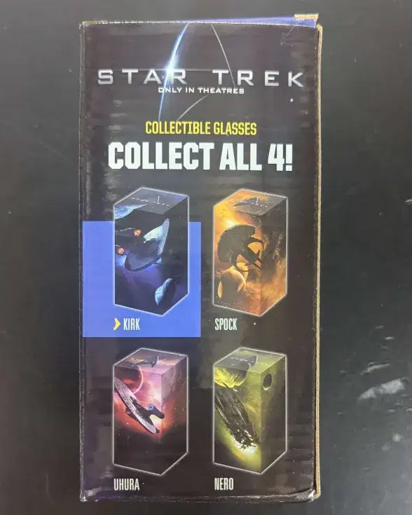 2008 Star Trek Burger King Collectible Glass - Kirk - Entertainment Memorabilia