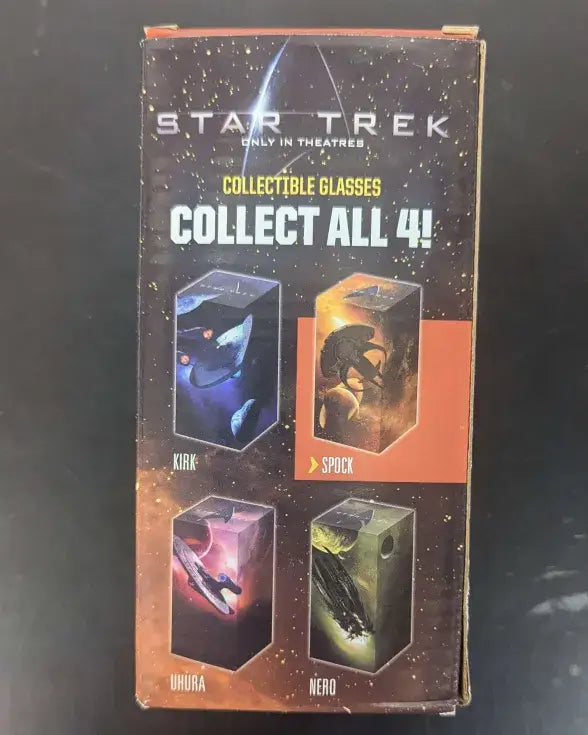 2008 Star Trek Burger King Collectible Glass - Spock - Entertainment Memorabilia