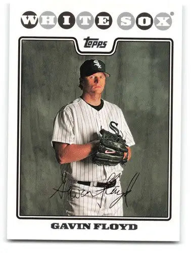 Gavin Floyd White Sox baseball card with original gloss from 2008 Topps series