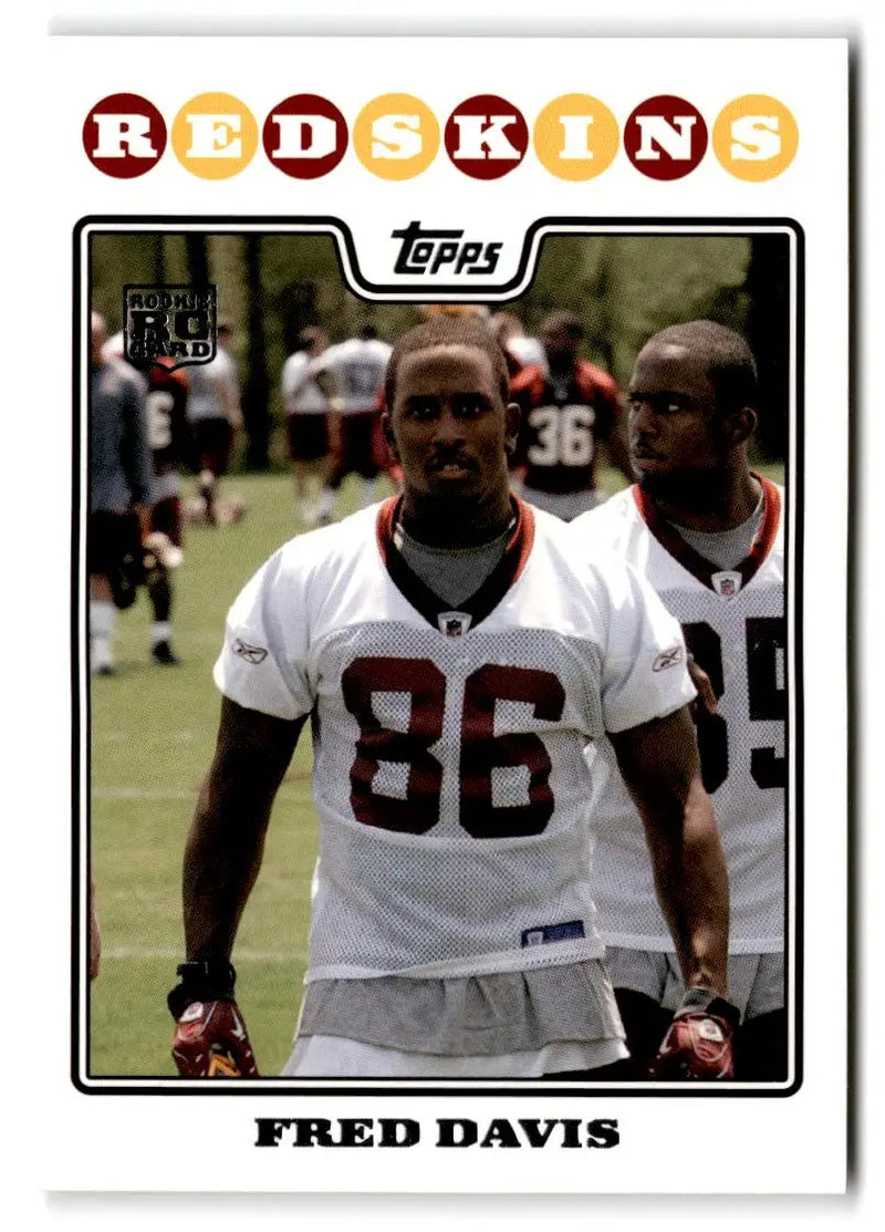 2008 Topps #379 Fred Davis - Football Card Single
