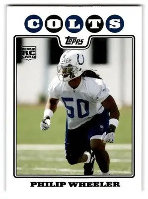 2008 Topps #414 Philip Wheeler - Football Card Single