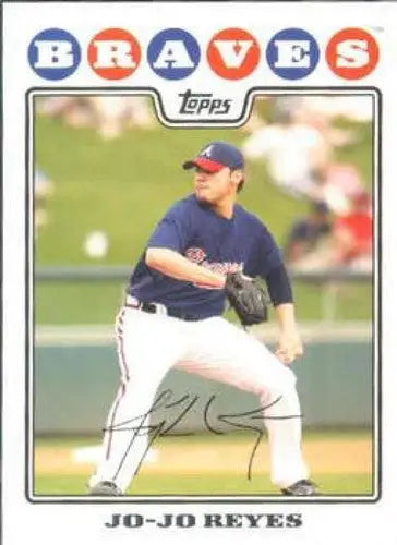 2008 Topps #553 Jo-Jo Reyes NMMT Braves - Baseball Card Single
