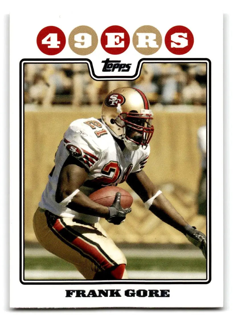 2008 Topps #85 Frank Gore - Football Card Single