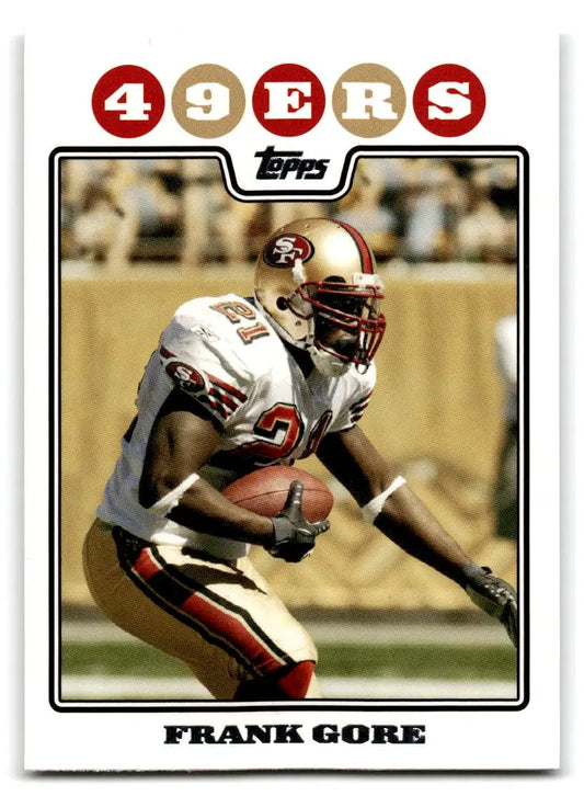 2008 Topps #85 Frank Gore - Football Card Single