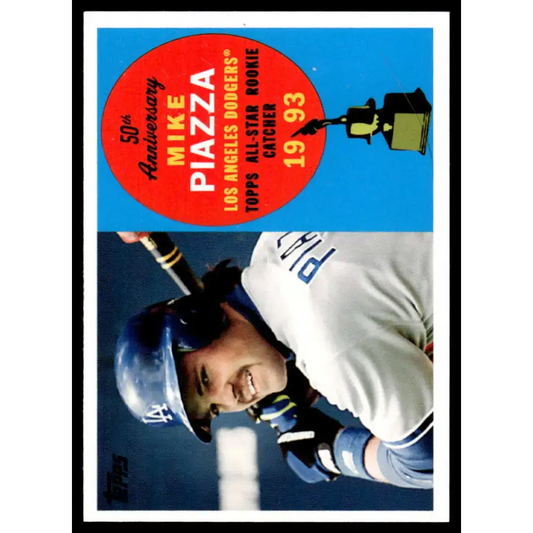 2008 Topps #AR40 Mike Piazza EX/NM Los Angeles Dodgers Baseball Card - Baseball Card Single