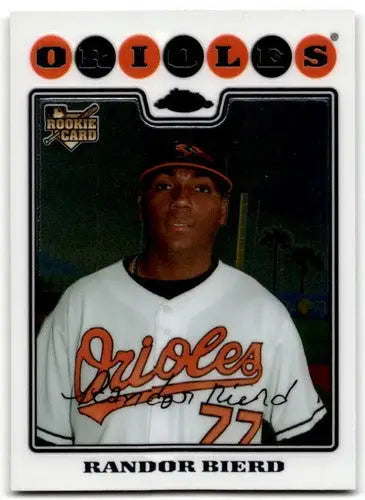 2008 Topps Chrome #210 Randor Bierd NM-MT RC Rookie Orioles ID:43732 - Baseball Card Single