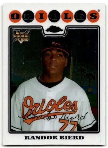 2008 Topps Chrome #210 Randor Bierd NM Near Mint RC Rookie Orioles ID:43731 - Baseball Card Single