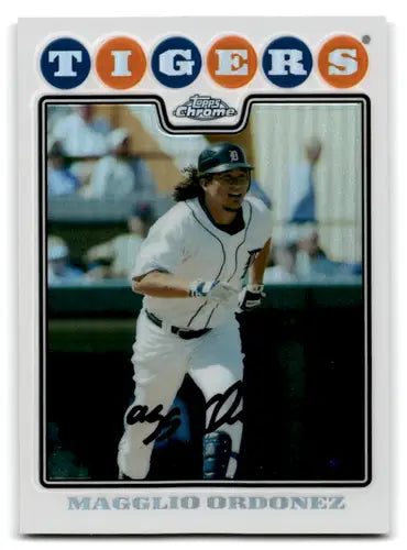 2008 Topps Chrome #42 Magglio Ordonez NM Near Mint Tigers ID:82880 - Baseball Card Single