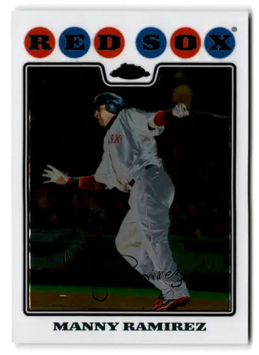 2008 Topps Chrome #60 Manny Ramirez NM-MT Red Sox ID:81224 - Baseball Card Single