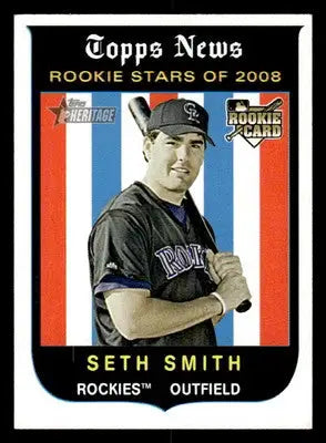 2008 Topps Heritage #141 Seth Smith - Baseball Card Single