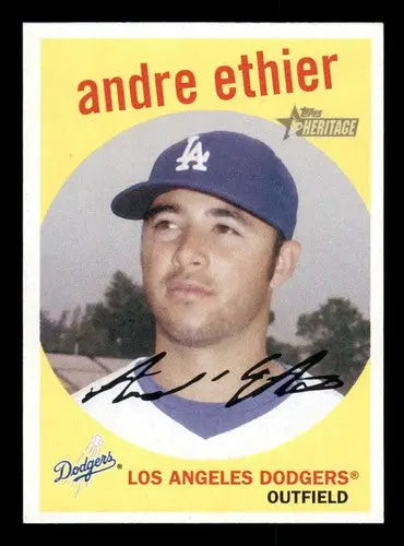2008 Topps Heritage #9 Andre Ethier NM-MT SP Dodgers ID:81481 - Baseball Card Single