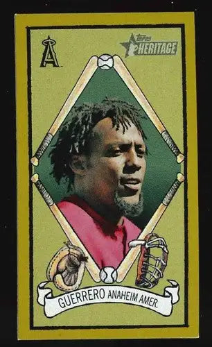 2008 Topps Heritage T205 Mini #HTCP13 Vladimir Guerrero NM-MT Angels ID:71940 - Baseball Card Single