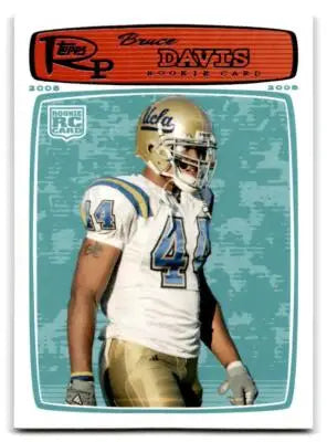 2008 Topps Rookie Progression #53 Bruce Davis - Football Card Single