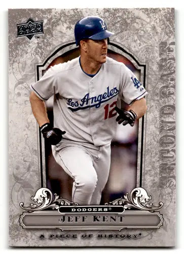 2008 UD A Piece of History #52 Jeff Kent Dodgers Baseball Card ID:53112 - Baseball Card Single