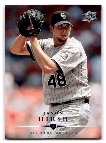 2008 Upper Deck #242 Jason Hirsh NM Near Mint Rockies ID:72083 - Baseball Card Single
