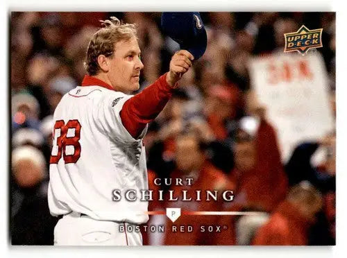 2008 Upper Deck #316 Curt Schilling Boston Red Sox Baseball Cards NM ID:63518 - Baseball Card Single