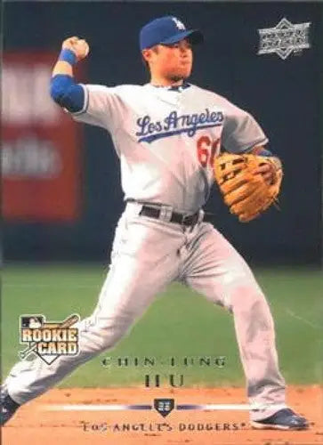 2008 Upper Deck #320 Chin-Lung Hu NM-MT RC Rookie Dodgers - Baseball Card Single