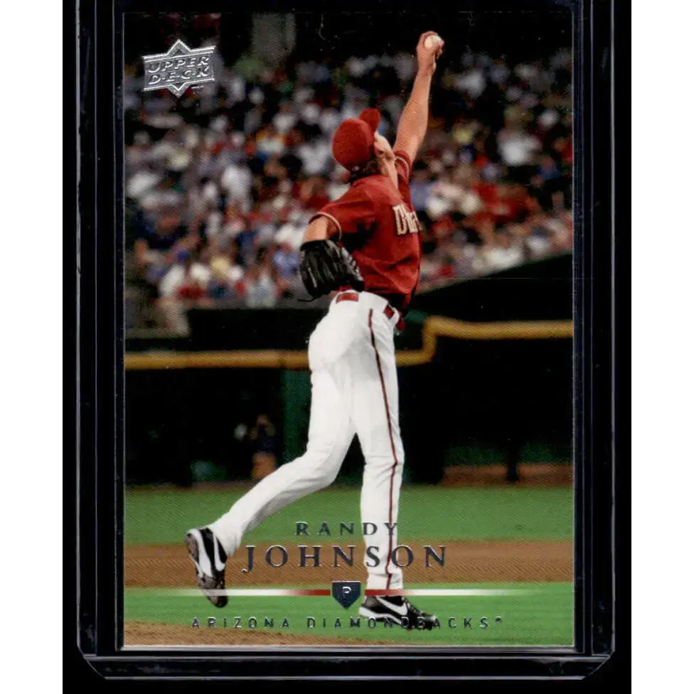 2008 Upper Deck #402 Randy Johnson EX/NM Arizona Diamondbacks Baseball Card - Baseball Card Single