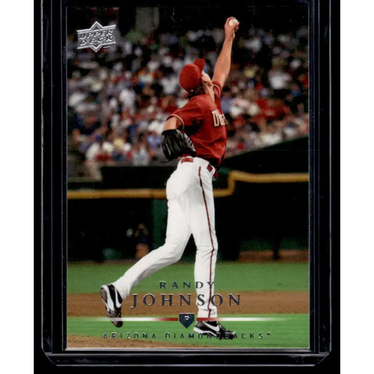 2008 Upper Deck #402 Randy Johnson EX/NM Arizona Diamondbacks Baseball Card - Baseball Card Single
