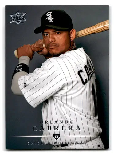 Orlando Cabrera baseball card from 2008 Upper Deck with original gloss NM-MT White Sox