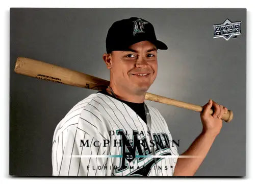 Upper Deck Dallas McPherson baseball trading card with original gloss from 2008 Marlins series