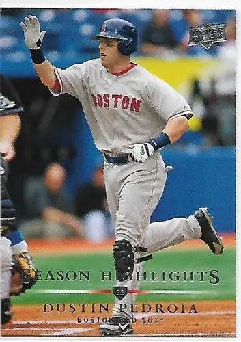 2008 Upper Deck #736 Dustin Pedroia NM-MT Red Sox - Baseball Card Single