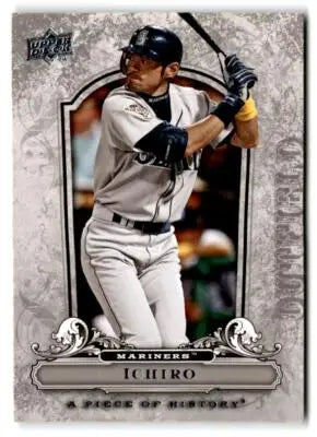 Ichiro Suzuki baseball card from 2008 Upper Deck A Piece of History series