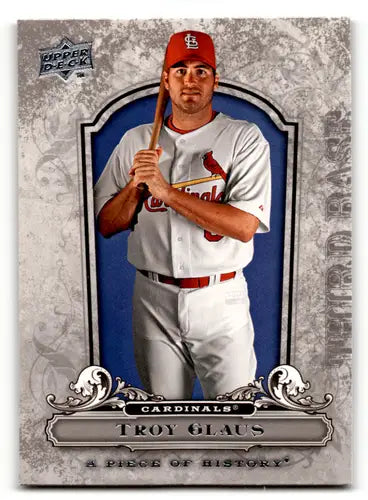 2008 Upper Deck A Piece of History #87 Troy Glaus EX/NM Cardinals ID:61874 - Baseball Card Single