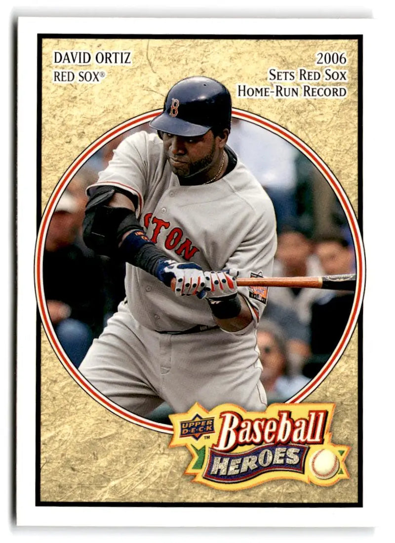 2008 Upper Deck Baseball Heroes #21 David Ortiz - Baseball Card Single
