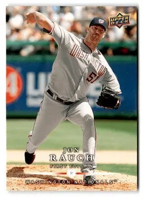 2008 Upper Deck First Edition #136 Jon Rauch - Baseball Card Single