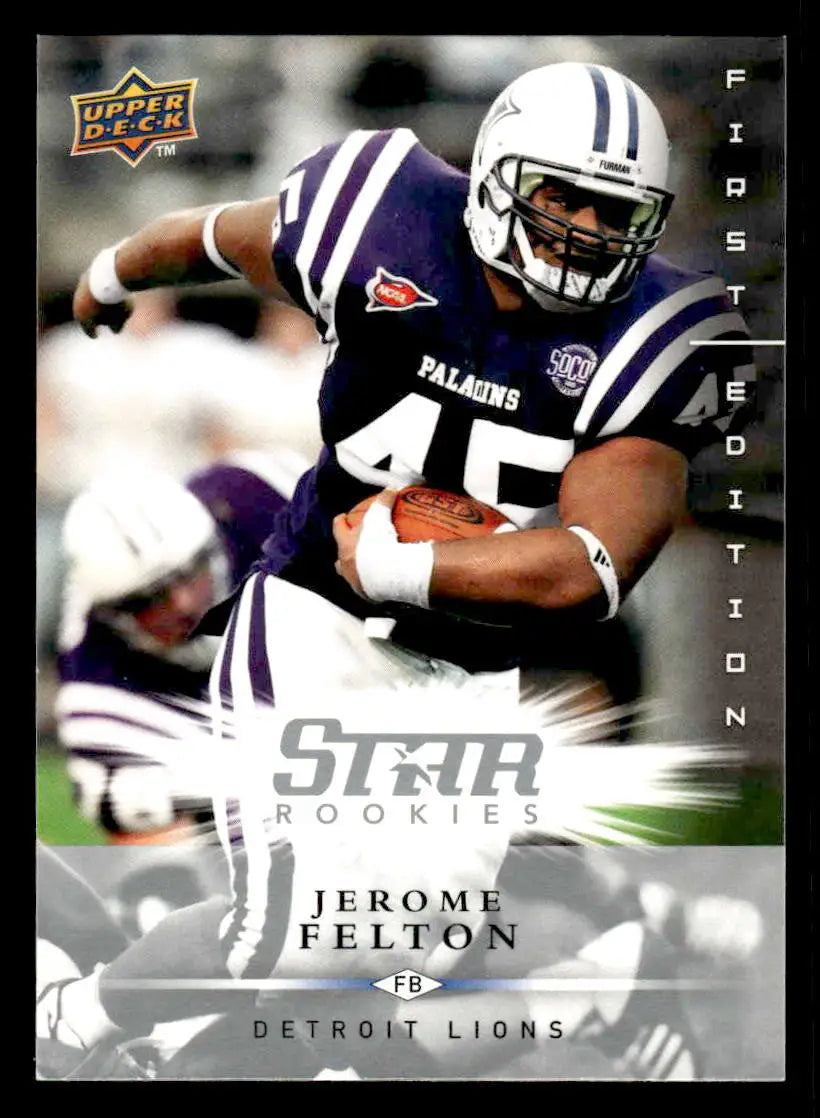 2008 Upper Deck First Edition #182 Jerome Felton - Football Card Single