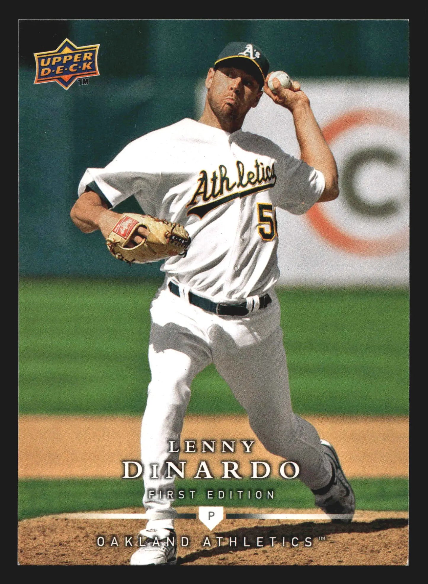 2008 Upper Deck First Edition #19 Lenny DiNardo Oakland Athletics - Baseball Card Single