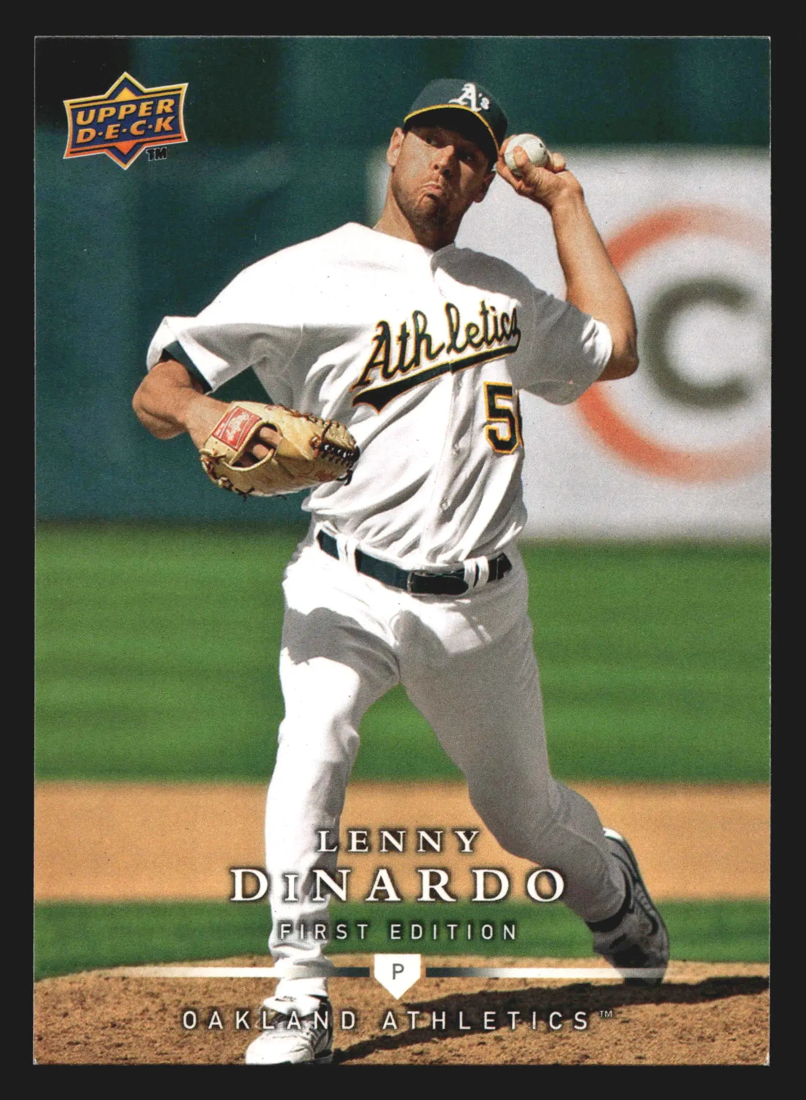 2008 Upper Deck First Edition #19 Lenny DiNardo Oakland Athletics - Baseball Card Single