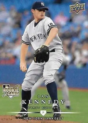 Ian Kennedy rookie Yankees baseball card from 2008 Upper Deck First Edition