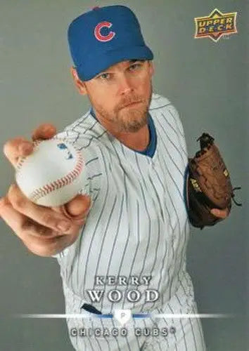 Upper Deck Kerry Wood baseball card with original gloss from 2008 First Edition