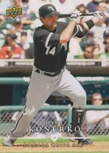 2008 Upper Deck First Edition Paul Konerko White Sox baseball card NM-MT display