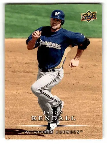 2008 Upper Deck First Edition #399 Jason Kendall Milwaukee Brewers B ID:59608 - Baseball Card Single