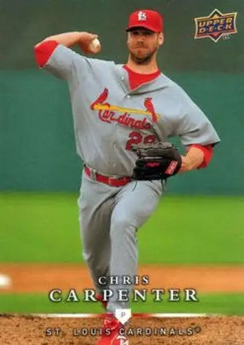 2008 Upper Deck First Edition #470 Chris Carpenter NM-MT Cardinals ID:71586 - Baseball Card Single