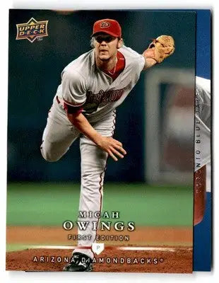 2008 Upper Deck First Edition #76 Micah Owings - Baseball Card Single