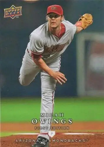2008 Upper Deck First Edition #76 Micah Owings NM Near Mint Diamondback ID:82891 - Baseball Card Single