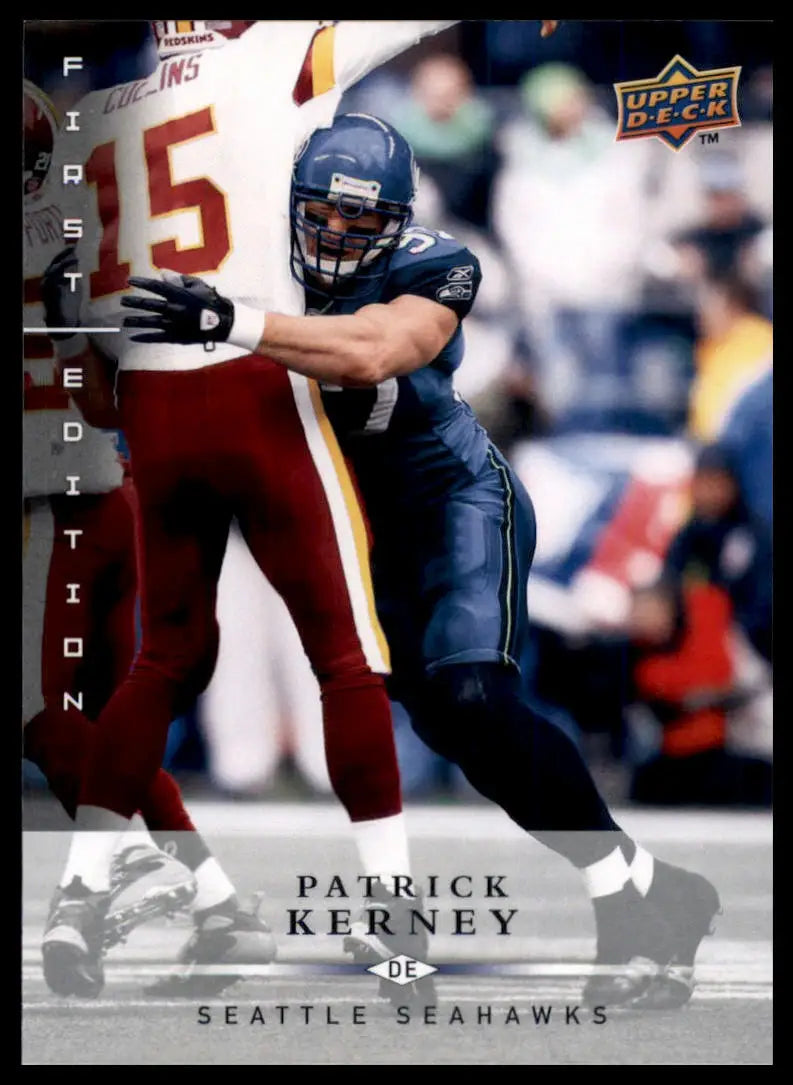 2008 Upper Deck First Edition Patrick Kerney 127 Seattle Seahawks NM - Football Card Single