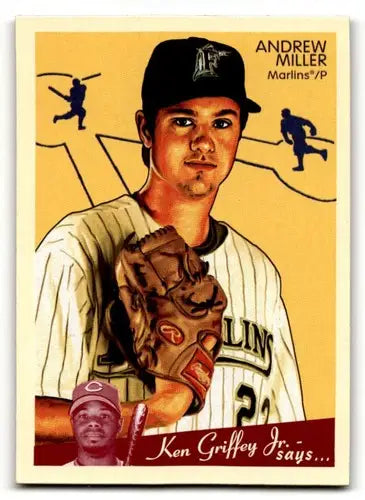 2008 Upper Deck Goudey #74 Andrew Miller Florida Marlins Baseball Ca ID:59644 - Baseball Card Single
